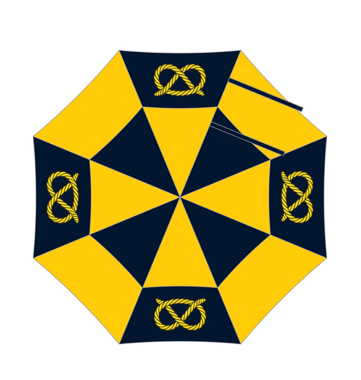 Navy/Yellow Umbrellas
