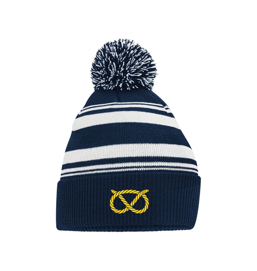 French Navy/White Beanie