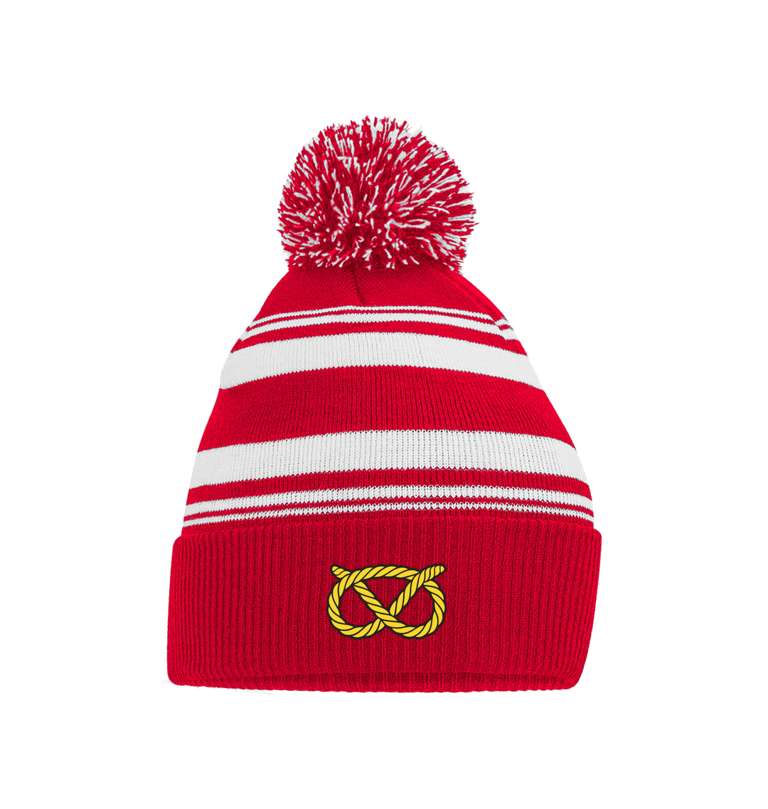 Classic Red/White Beanie