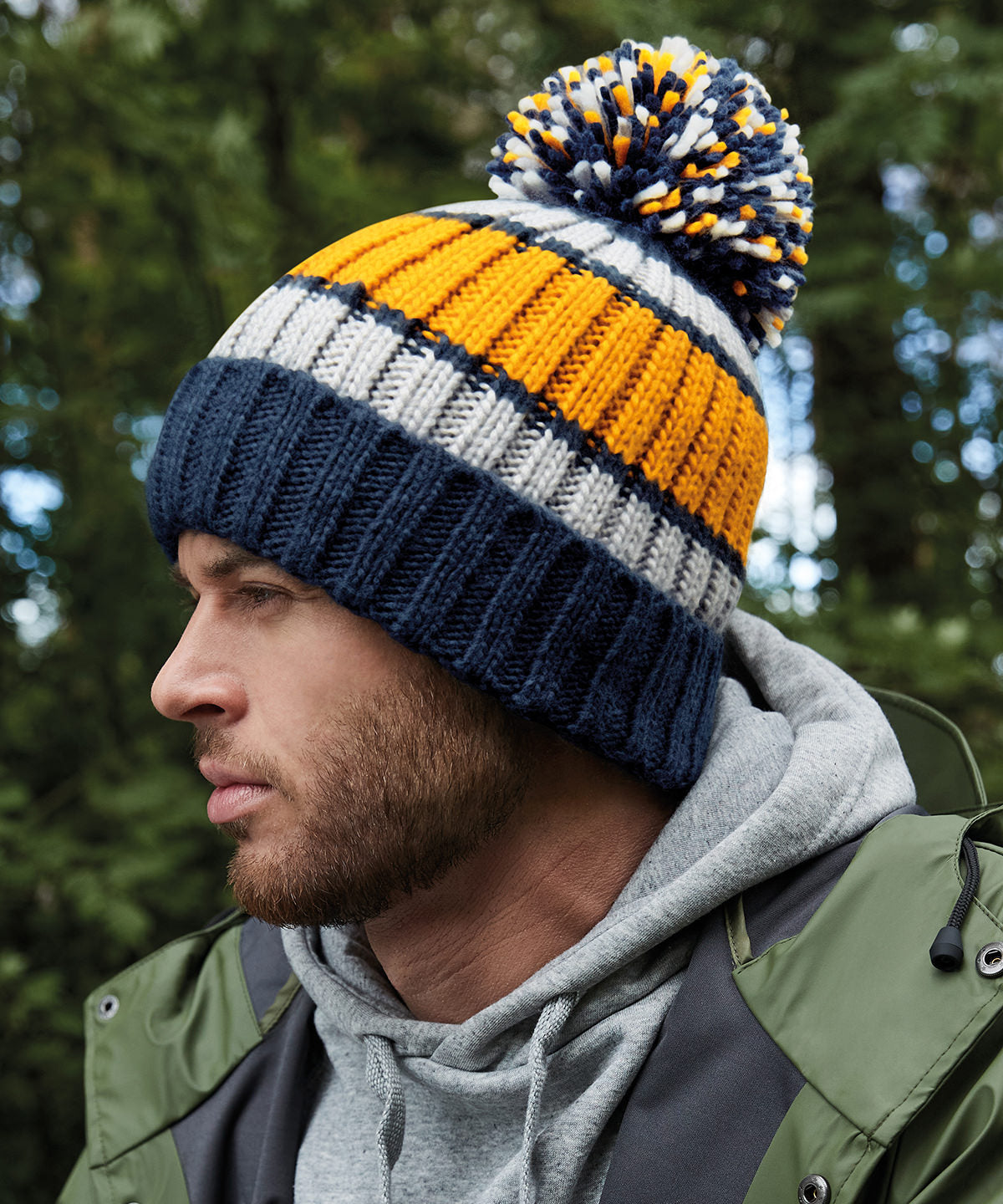 Team Staffs Hygge Striped Beanie