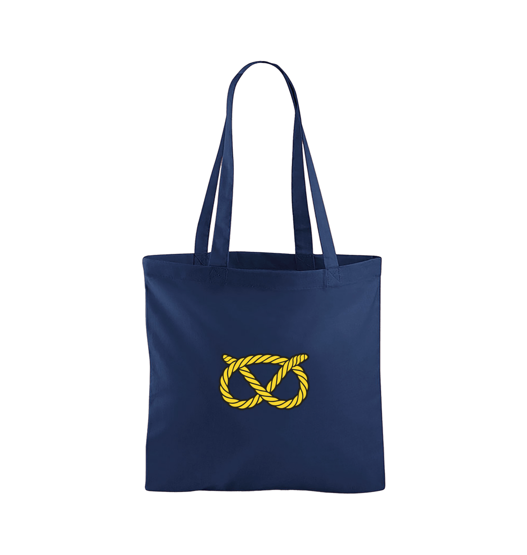 French Navy Printed Bag
