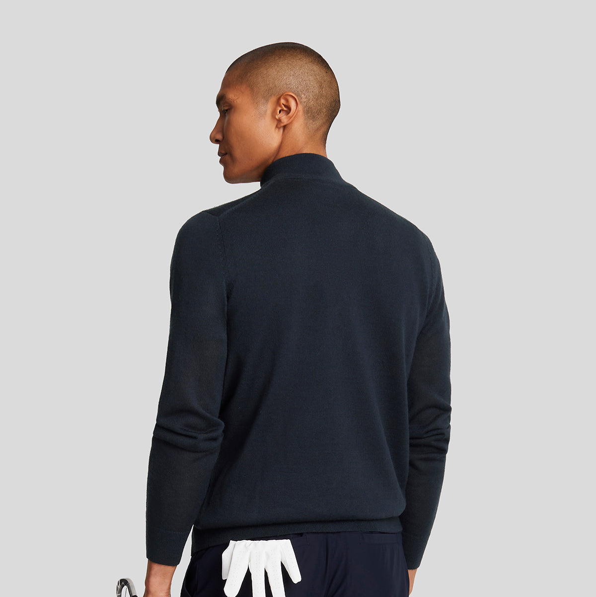 Lyle & Scott 1/4 Zip Wool Blend Jumper