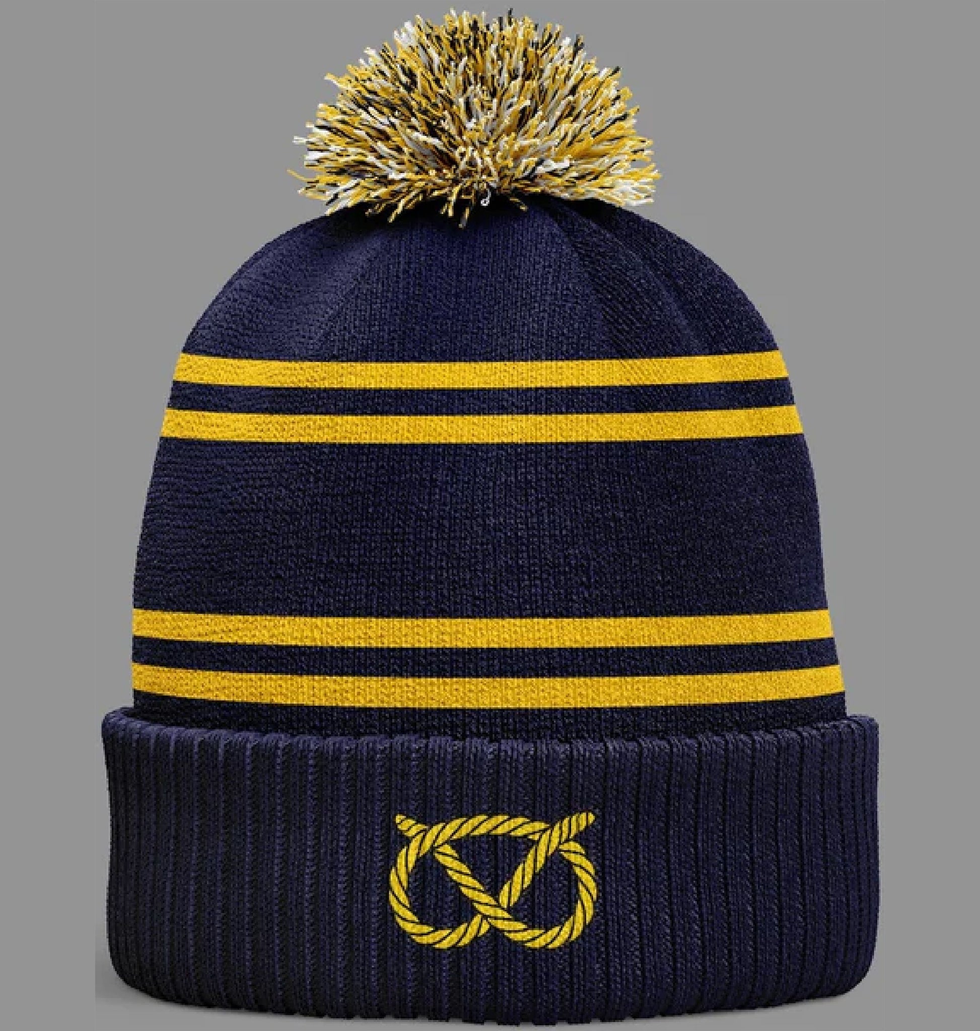 Navy/Yellow Beanie