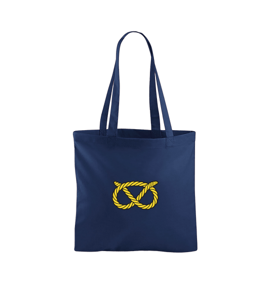 French Navy Printed Bag