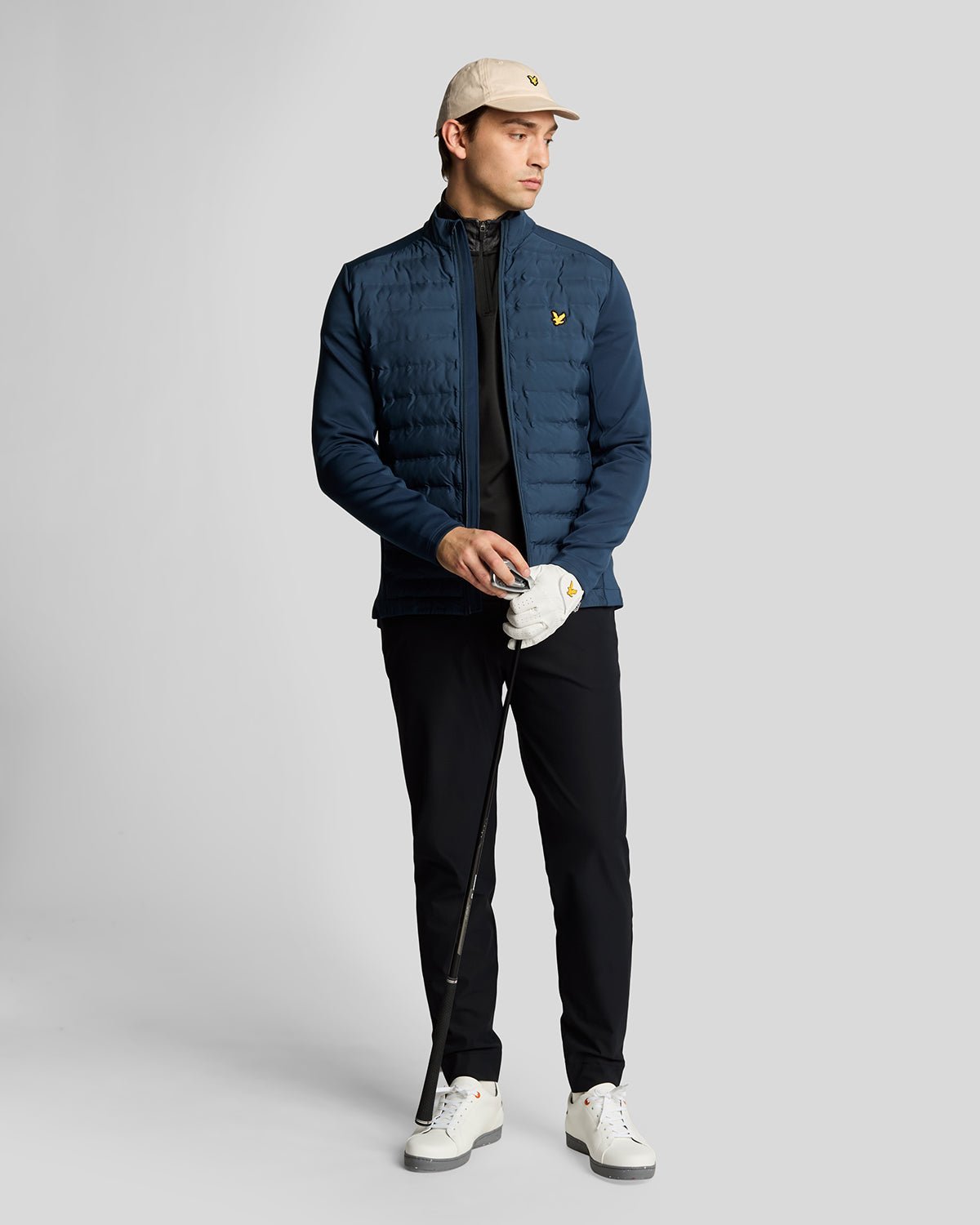 Lyle & Scott Golf Hybrid Quilted Zip Jacket